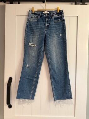 Lovervet 9/29 distressed straight leg jeans
